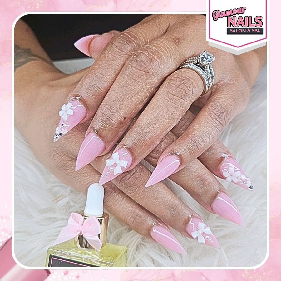 winter nails at Glamour Nails Salon & Spa